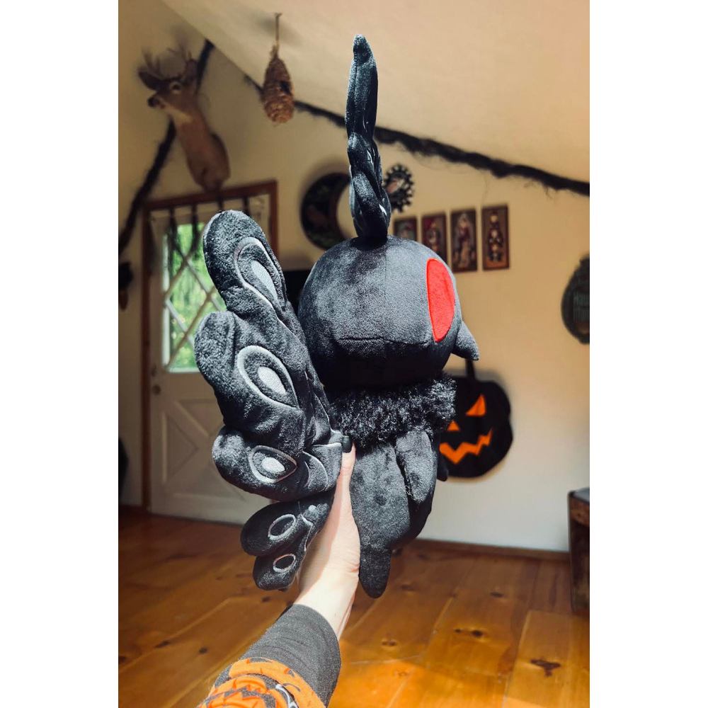 Vampire Freaks - Mothman Pluche knuffel - Zwart/Wit